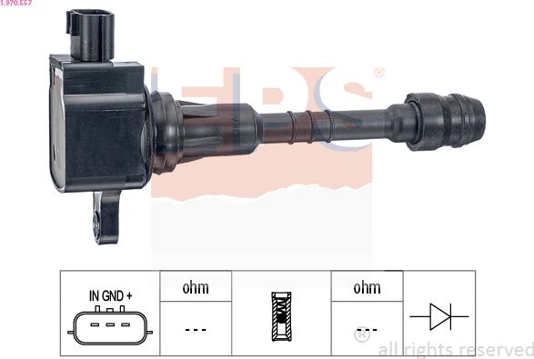 EPS 1.970.557 - Aizdedzes spole ps1.lv