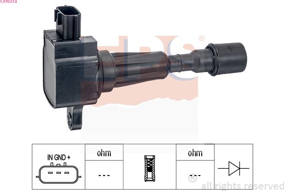 EPS 1.970.514 - Aizdedzes spole ps1.lv