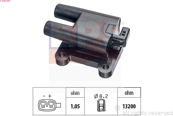 EPS 1.970.587 - Aizdedzes spole ps1.lv