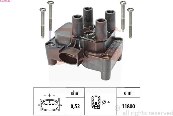 EPS 1.970.532 - Aizdedzes spole ps1.lv