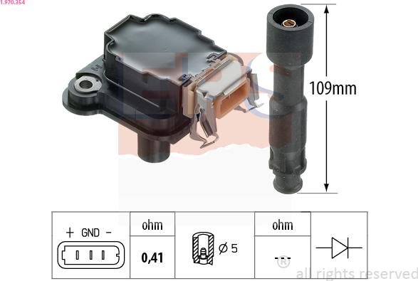 EPS 1.970.354 - Aizdedzes spole ps1.lv