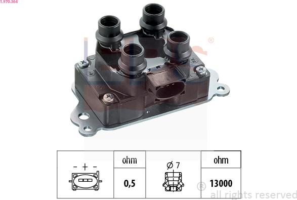 EPS 1.970.364 - Aizdedzes spole ps1.lv