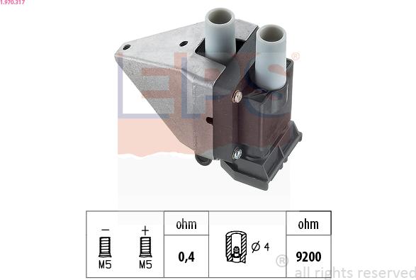 EPS 1.970.317 - Aizdedzes spole ps1.lv