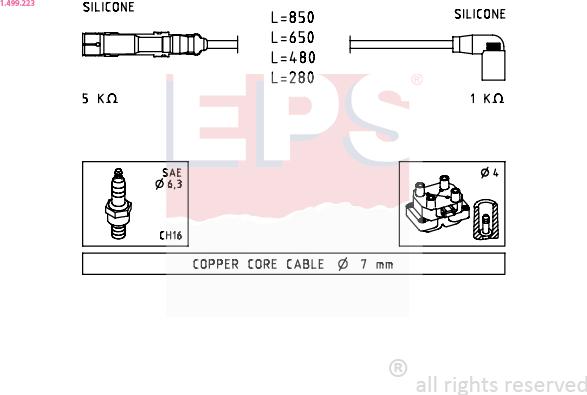 EPS 1.499.223 - Augstsprieguma vadu komplekts ps1.lv