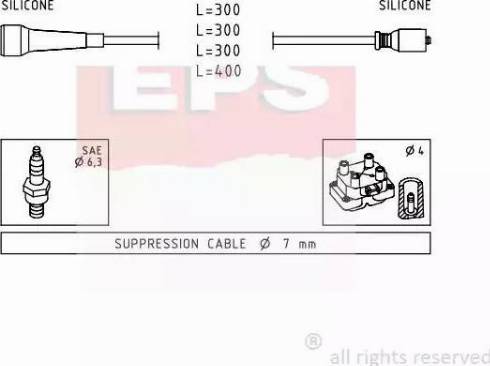 EPS 1.501.492 - Augstsprieguma vadu komplekts ps1.lv