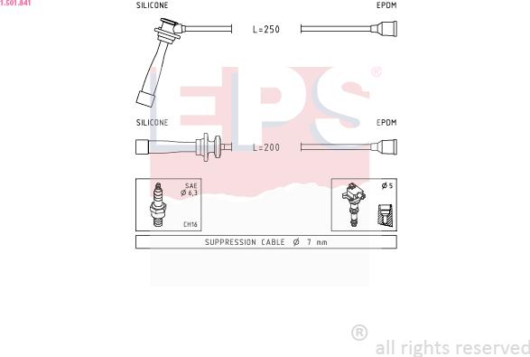 EPS 1.501.841 - Augstsprieguma vadu komplekts ps1.lv