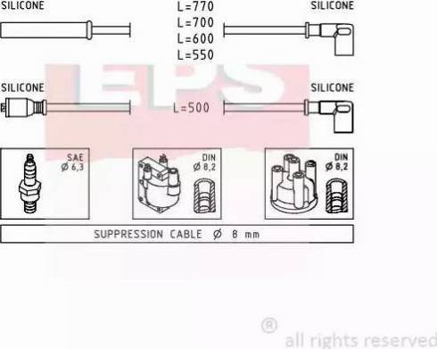 EPS 1.501.281 - Augstsprieguma vadu komplekts ps1.lv