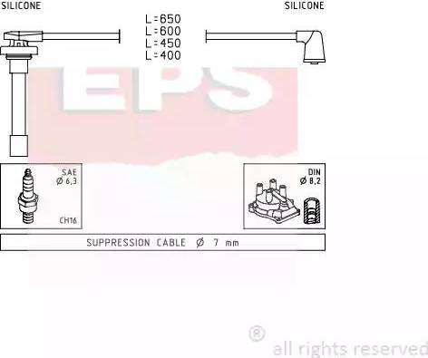 EPS 1.501.714 - Augstsprieguma vadu komplekts ps1.lv