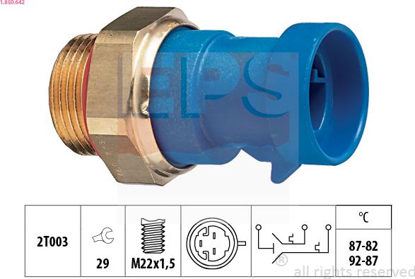 EPS 1.850.642 - Termoslēdzis, Radiatora ventilators ps1.lv