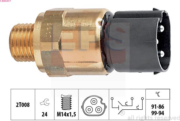 EPS 1.850.617 - Termoslēdzis, Radiatora ventilators ps1.lv