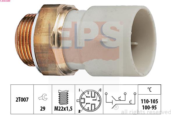 EPS 1.850.689 - Termoslēdzis, Radiatora ventilators ps1.lv