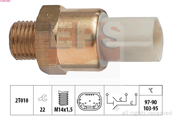 EPS 1.850.684 - Termoslēdzis, Radiatora ventilators ps1.lv