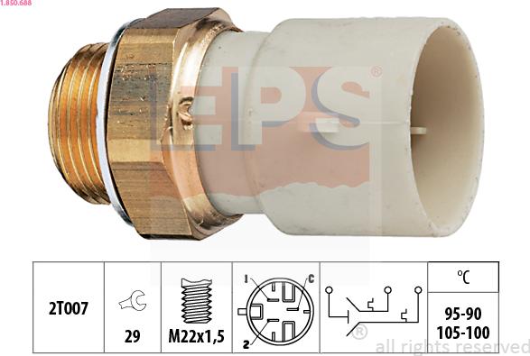 EPS 1.850.688 - Termoslēdzis, Radiatora ventilators ps1.lv