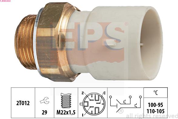 EPS 1.850.632 - Termoslēdzis, Radiatora ventilators ps1.lv