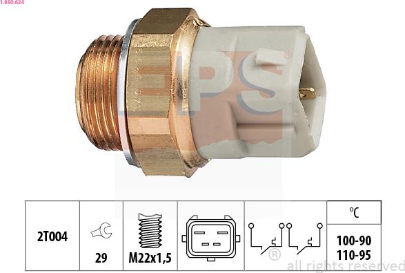 EPS 1.850.624 - Termoslēdzis, Radiatora ventilators ps1.lv