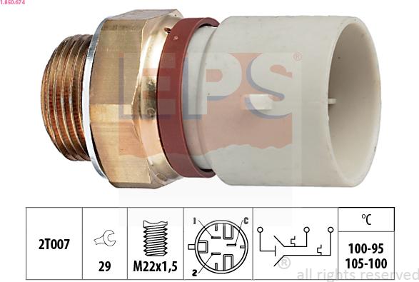 EPS 1.850.674 - Termoslēdzis, Radiatora ventilators ps1.lv