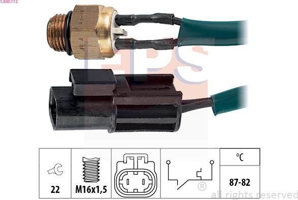 EPS 1.850.112 - Termoslēdzis, Radiatora ventilators ps1.lv