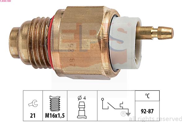 EPS 1.850.180 - Termoslēdzis, Radiatora ventilators ps1.lv