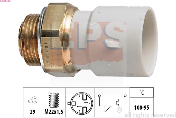 EPS 1.850.182 - Termoslēdzis, Radiatora ventilators ps1.lv