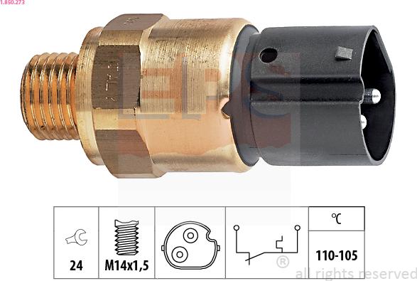 EPS 1.850.273 - Termoslēdzis, Radiatora ventilators ps1.lv