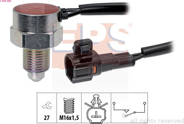 EPS 1.860.299 - Slēdzis, Atpakaļgaitas signāla lukturis ps1.lv
