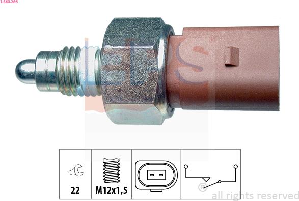 EPS 1.860.266 - Slēdzis, Atpakaļgaitas signāla lukturis ps1.lv