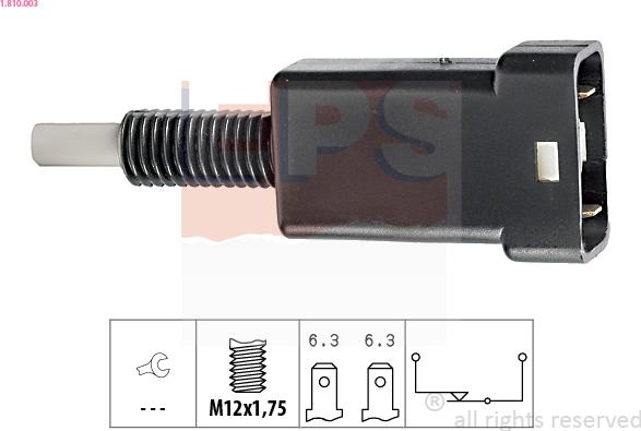 EPS 1.810.003 - Bremžu signāla slēdzis ps1.lv