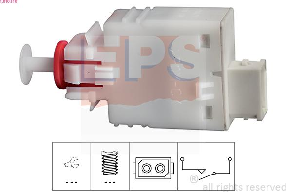 EPS 1.810.110 - Slēdzis, Sajūga vadība (Tempomat) ps1.lv