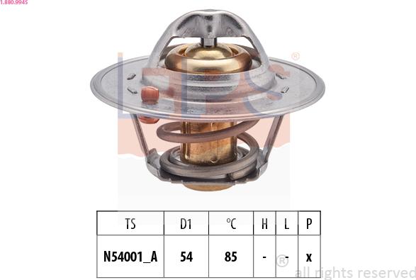 EPS 1.880.994S - Termostats, Dzesēšanas šķidrums ps1.lv