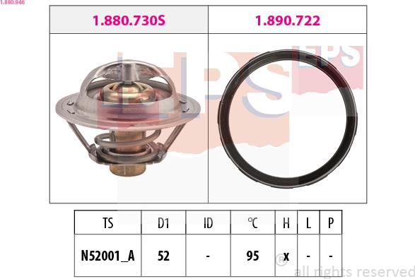 EPS 1.880.946 - Termostats, Dzesēšanas šķidrums ps1.lv