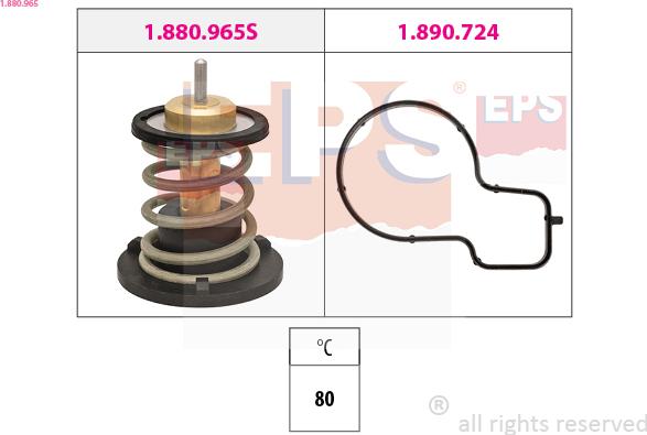 EPS 1.880.965 - Termostats, Dzesēšanas šķidrums ps1.lv