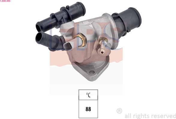 EPS 1.880.495 - Termostats, Dzesēšanas šķidrums ps1.lv