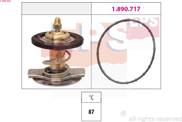 EPS 1.880.442 - Termostats, Dzesēšanas šķidrums ps1.lv