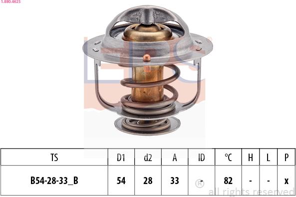 EPS 1.880.462S - Termostats, Dzesēšanas šķidrums ps1.lv