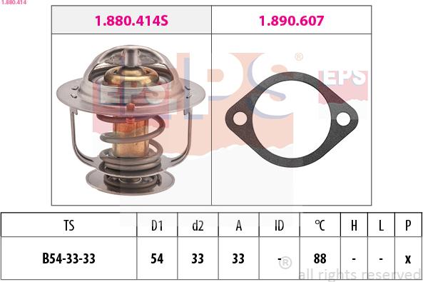 EPS 1.880.414 - Termostats, Dzesēšanas šķidrums ps1.lv