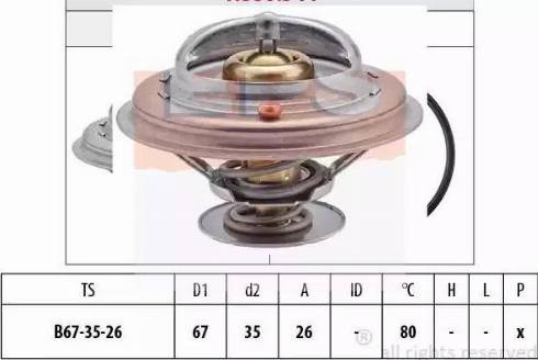 EPS 1.880.544S - Termostats, Dzesēšanas šķidrums ps1.lv