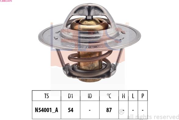 EPS 1.880.547S - Termostats, Dzesēšanas šķidrums ps1.lv