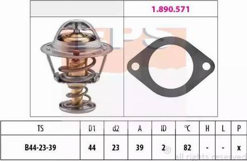 EPS 1.880.519 - Termostats, Dzesēšanas šķidrums ps1.lv