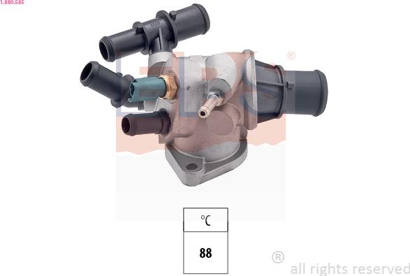 EPS 1.880.585 - Termostats, Dzesēšanas šķidrums ps1.lv