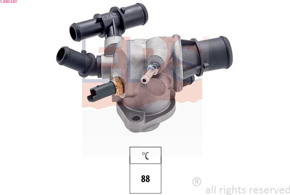 EPS 1.880.581 - Termostats, Dzesēšanas šķidrums ps1.lv