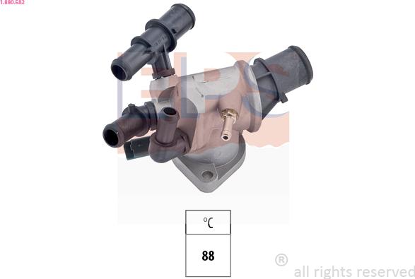 EPS 1.880.582 - Termostats, Dzesēšanas šķidrums ps1.lv