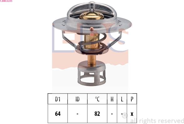 EPS 1.880.523S - Termostats, Dzesēšanas šķidrums ps1.lv