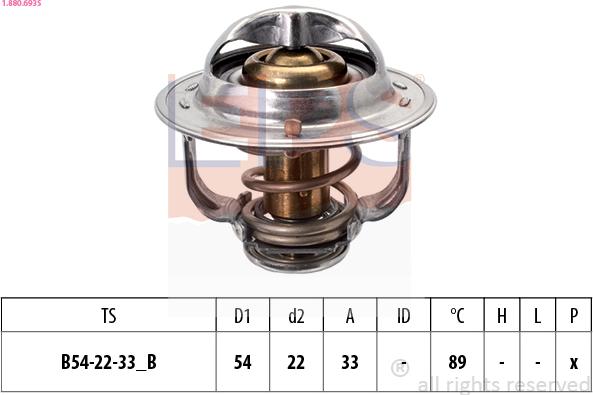 EPS 1.880.693S - Termostats, Dzesēšanas šķidrums ps1.lv