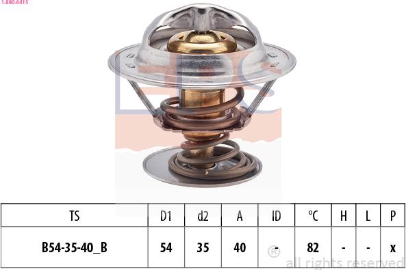 EPS 1.880.641S - Termostats, Dzesēšanas šķidrums ps1.lv