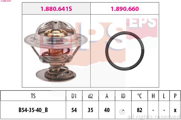 EPS 1.880.641 - Termostats, Dzesēšanas šķidrums ps1.lv