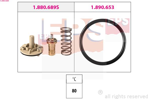 EPS 1.880.689 - Termostats, Dzesēšanas šķidrums ps1.lv