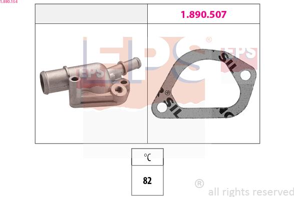 EPS 1.880.154 - Termostats, Dzesēšanas šķidrums ps1.lv