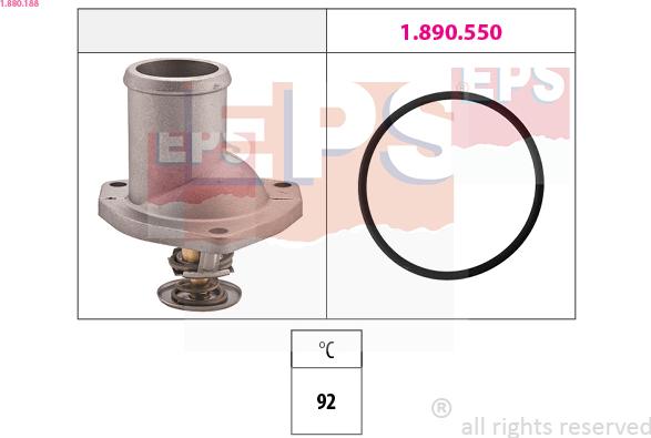 EPS 1.880.188 - Termostats, Dzesēšanas šķidrums ps1.lv