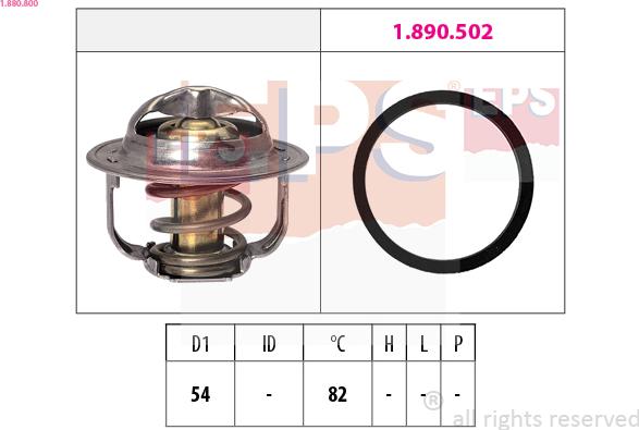 EPS 1.880.800 - Termostats, Dzesēšanas šķidrums ps1.lv