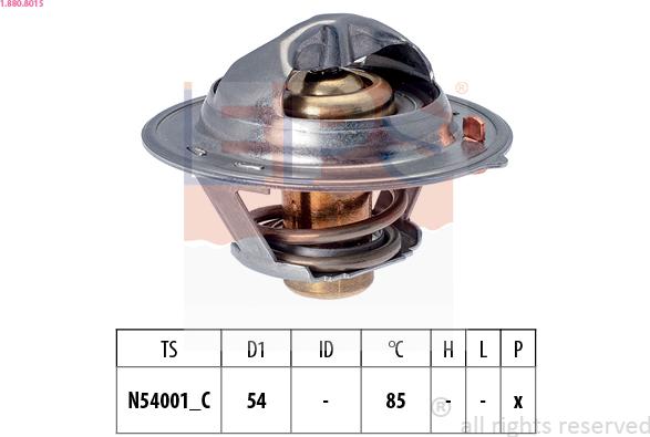 EPS 1.880.801S - Termostats, Dzesēšanas šķidrums ps1.lv